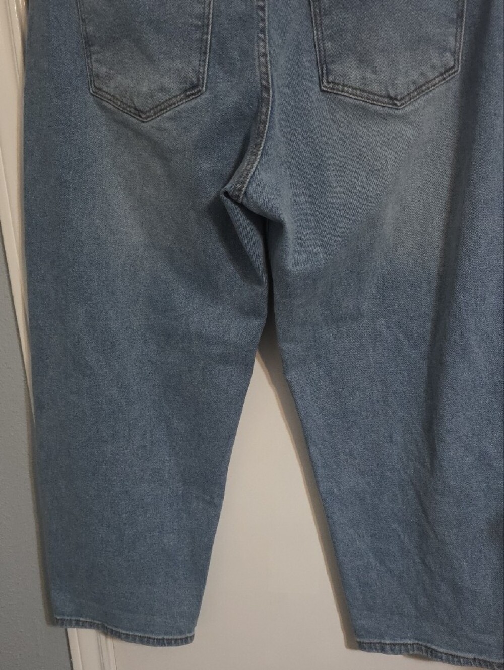 Indigo Poppy Light Wash Barrell Jeans Sz 10 - Picture 7 of 8